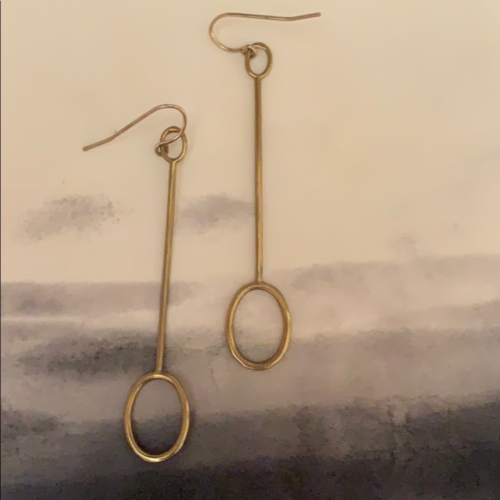 Stella & Dot Gold Earrings